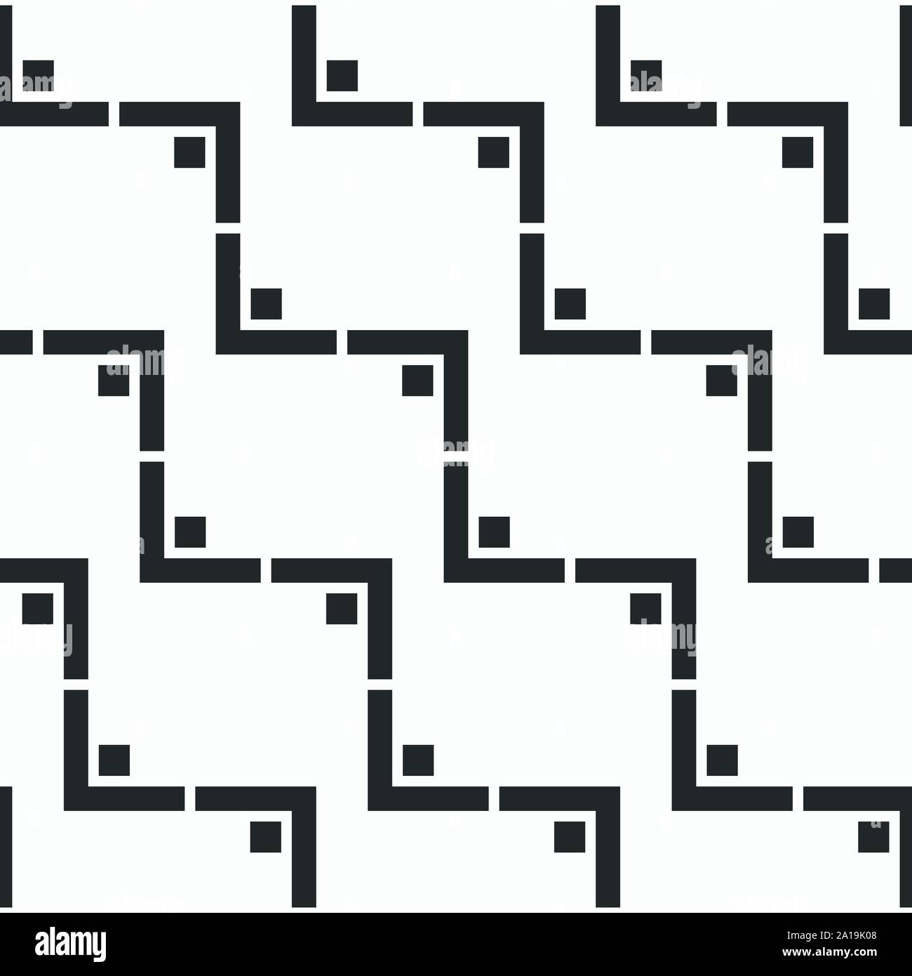 Zusammenfassung nahtlose Muster. Moderne, elegante Textur. Wiederkehrende geometrische Fliesen. Bold rechteckigen Elementen. Treppen Muster. Diagonale Anordnung. Vektor Stock Vektor