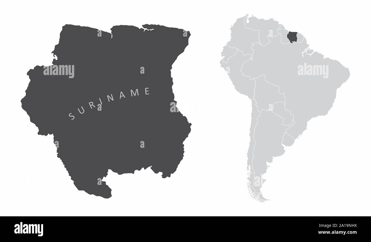 Suriname map Fotos und Bildmaterial in hoher Auflösung Alamy
