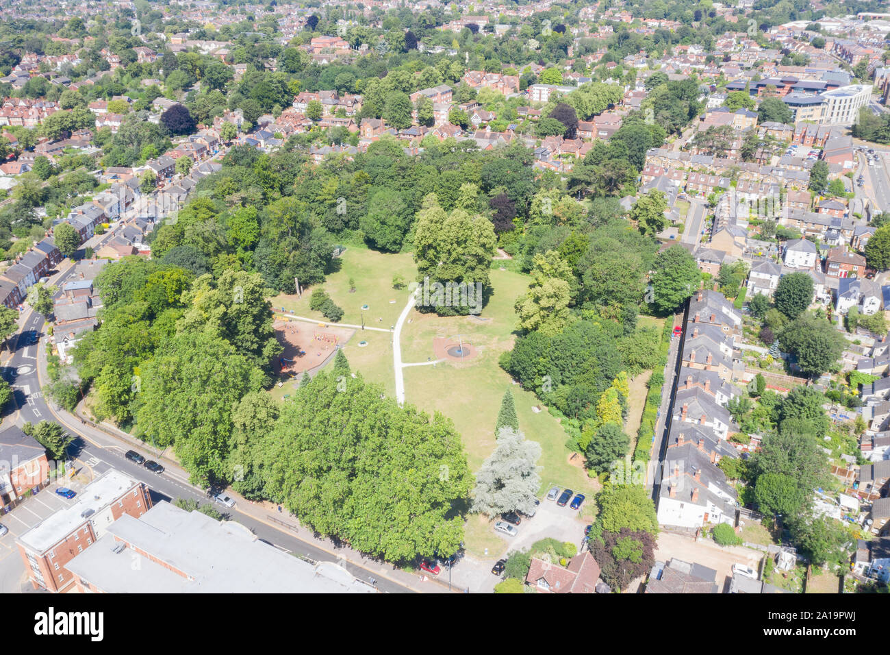 Parklandschaft in Windsor und Maidenhead Stockfoto