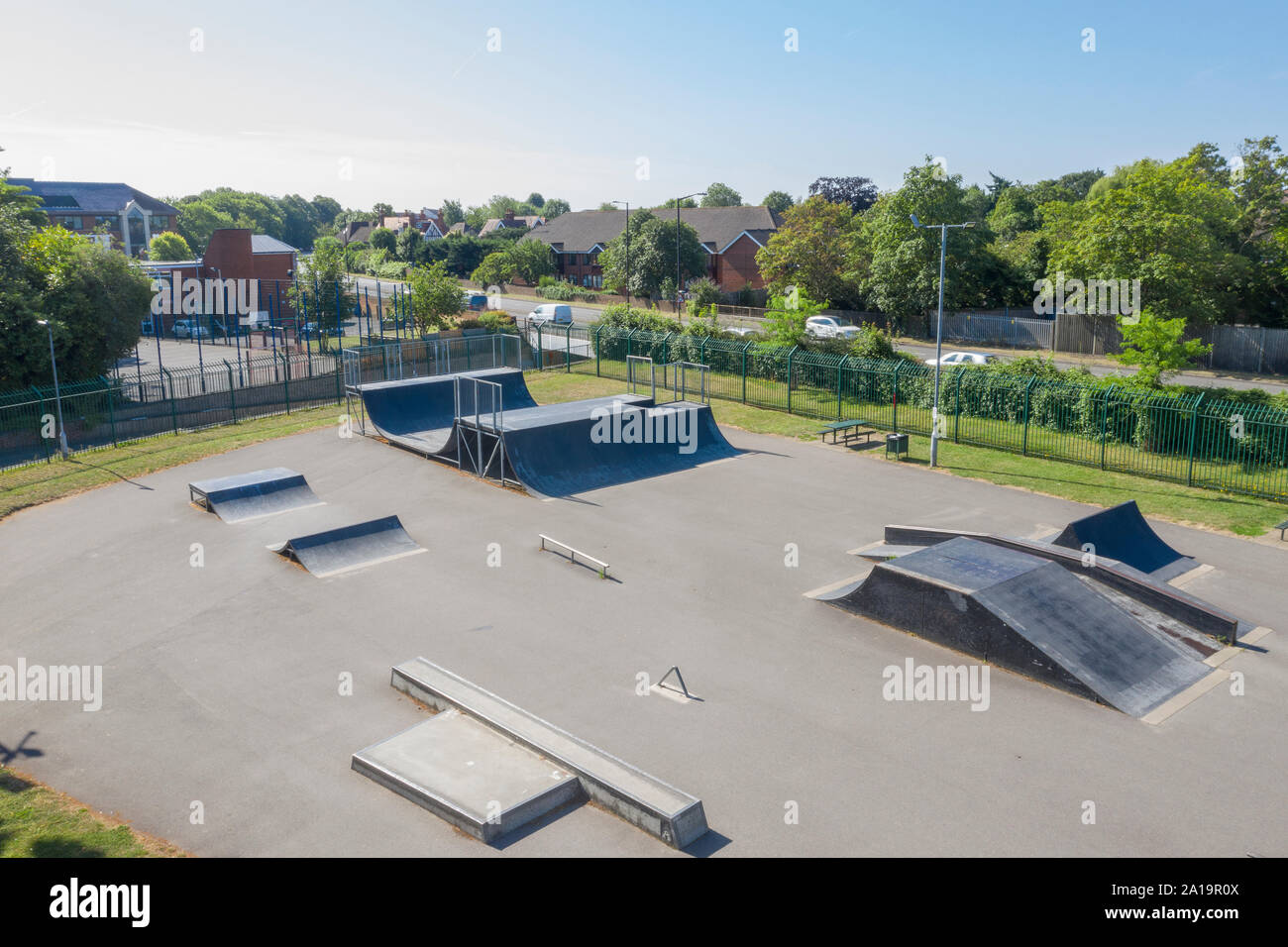 Parklandschaft in Windsor und Maidenhead Stockfoto