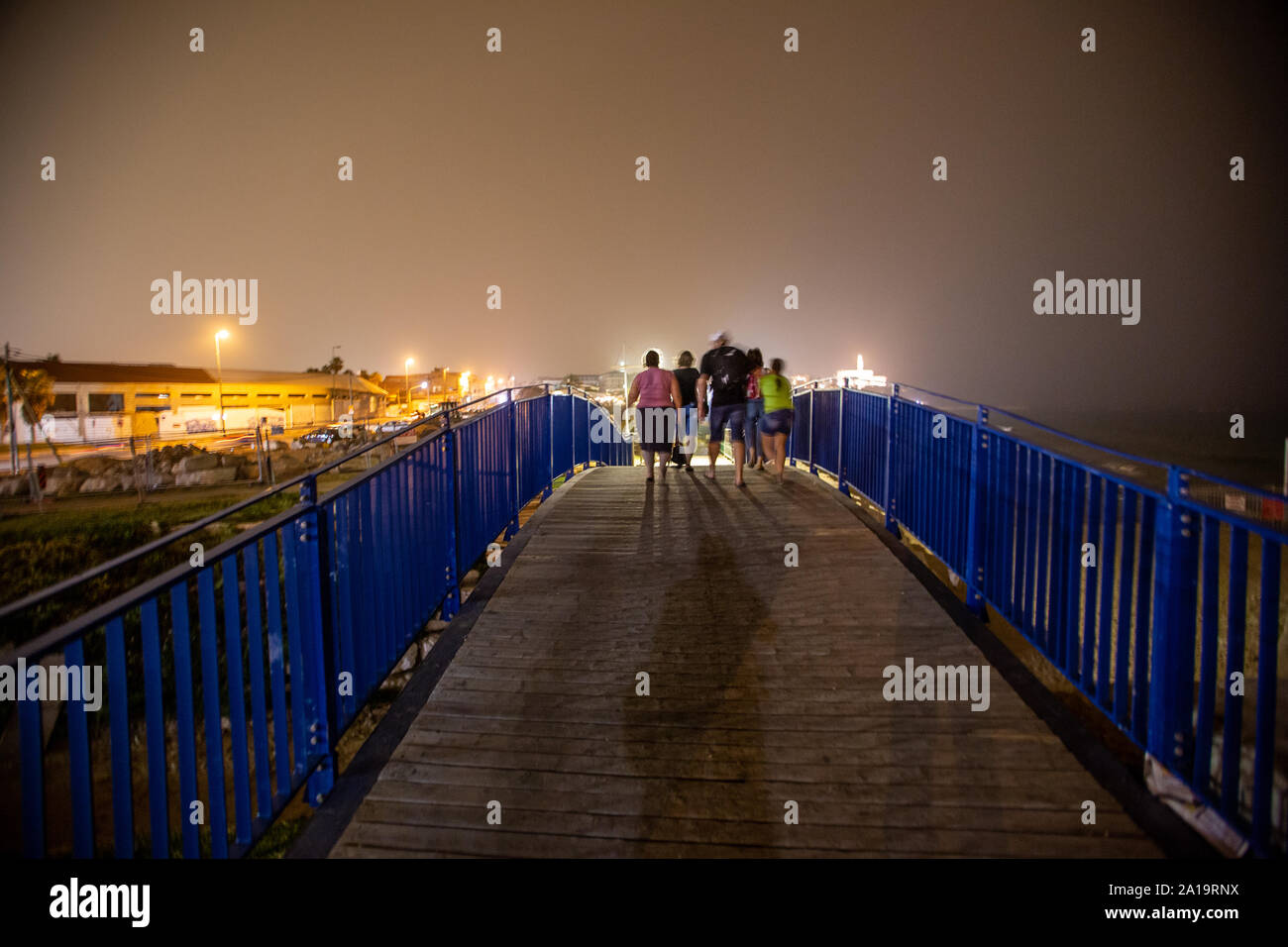 Tel Aviv Promenade Stockfoto