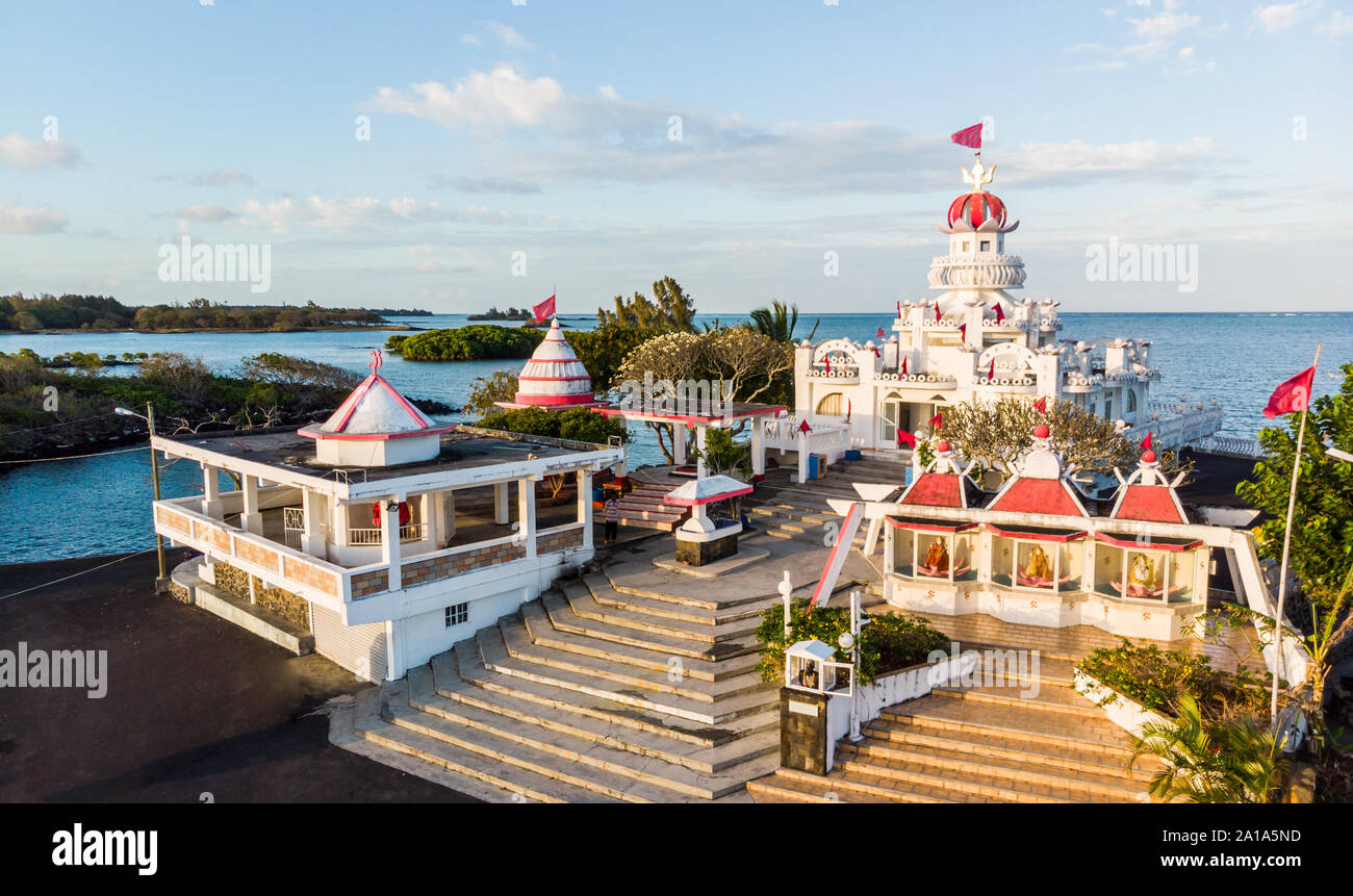 Sagar Shiv Mandir Hindu Tempel auf Mauritius Stockfoto