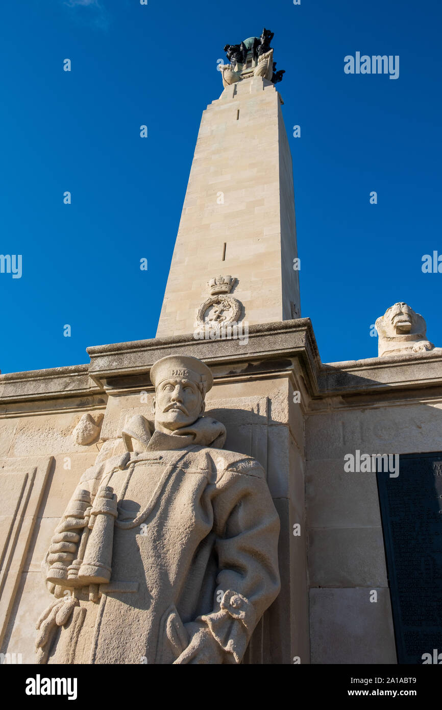 Der Portsmouth Naval Memorial Stockfoto