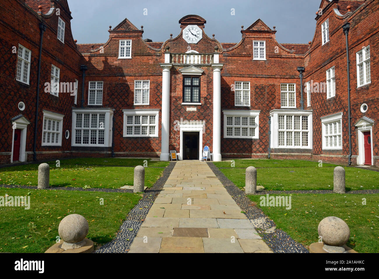 Christchurch Mansion, Christchurch Park, Ipswich, Suffolk, Großbritannien Stockfoto