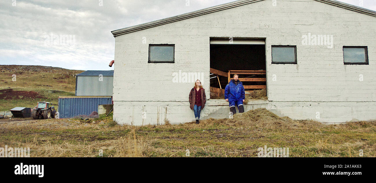 Die Grafschaft ist ein 2019 isländische Komödie Film unter der Regie von grímur Hakonarson. Dieses Foto ist nur für den redaktionellen Gebrauch bestimmt und unterliegen dem Copyright der Film Company und/oder der bezeichneten Fotograf durch den Film oder die Produktion Firma zugewiesen. Stockfoto