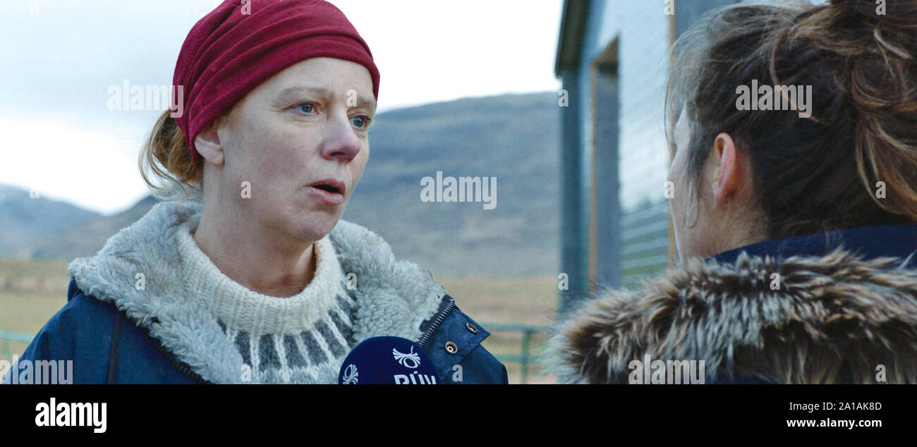 Die Grafschaft ist ein 2019 isländische Komödie Film unter der Regie von grímur Hakonarson. Dieses Foto ist nur für den redaktionellen Gebrauch bestimmt und unterliegen dem Copyright der Film Company und/oder der bezeichneten Fotograf durch den Film oder die Produktion Firma zugewiesen. Stockfoto