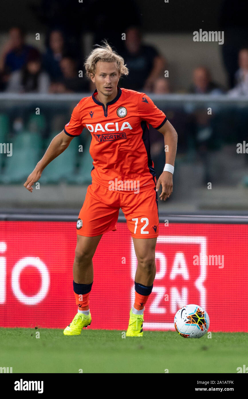 Antonin Barak (Udinese); 24. September; 2019 - Fußball: Italienische Meisterschaft 2019 2020; 4 Tag; Übereinstimmung zwischen Hellas Verona 0-0 Udinese an Marcantonio Bentegodi Stadium; Verona, Italien;;;;;;;; (Foto durch aicfoto) (Italien) [0855] Stockfoto