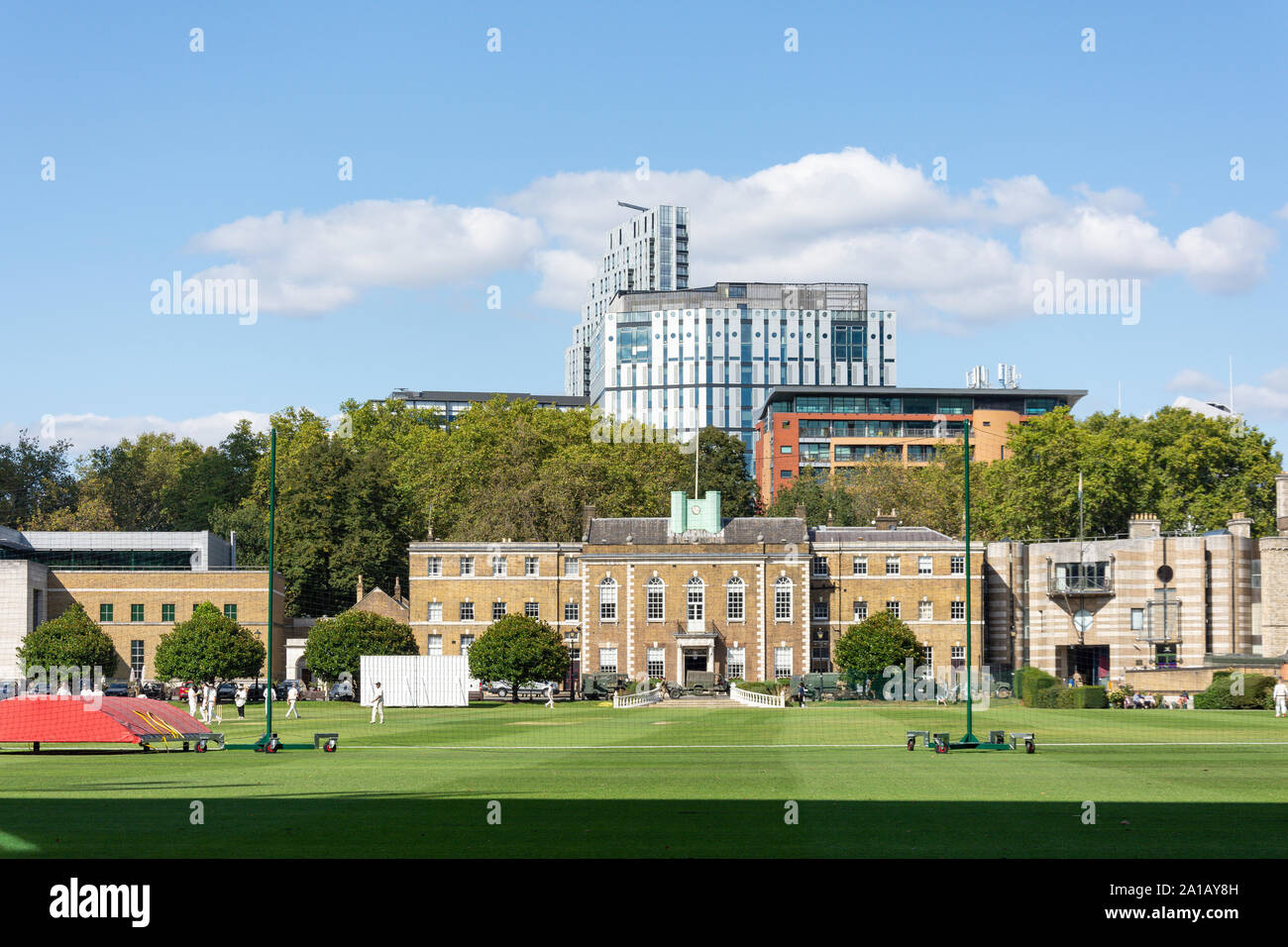 Zeughaus Haus (Honourable Artillery Company), die City Road, Moorgate, London, Greater London, England, Vereinigtes Königreich Stockfoto