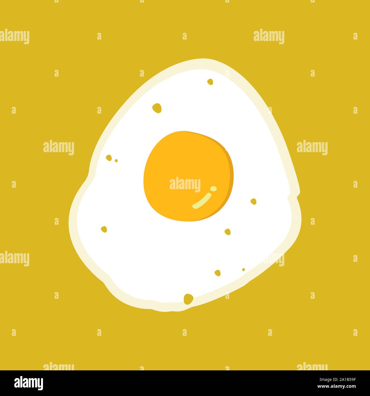 Omelette, Illustration, Vektor auf weißem Hintergrund. Stock Vektor