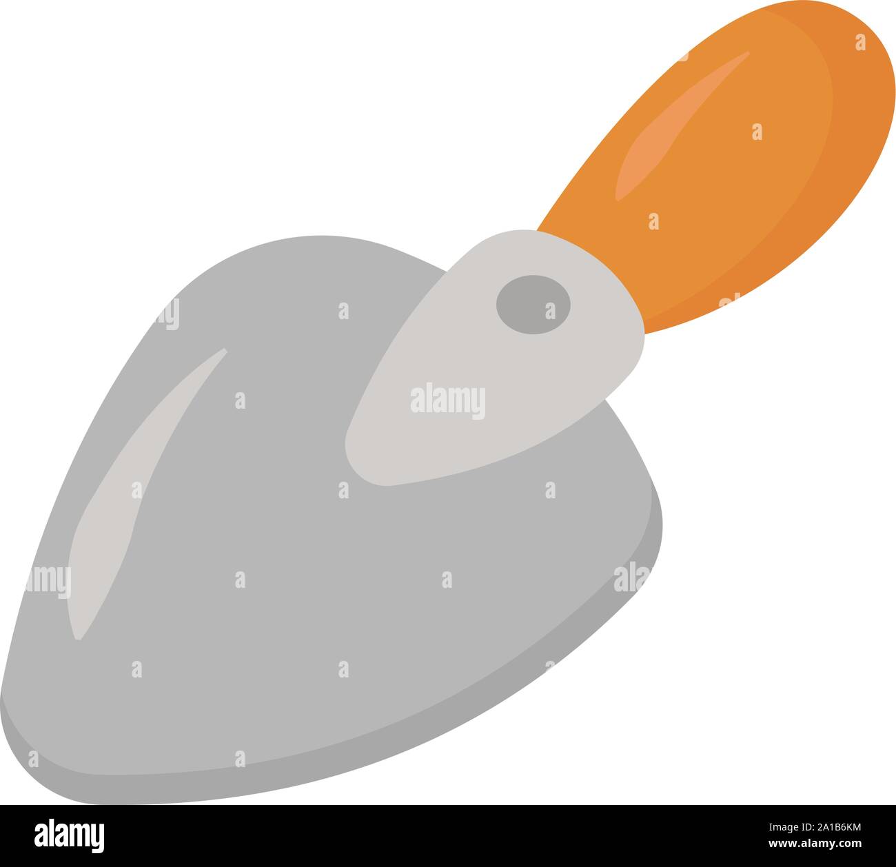 Kleine Kelle, Illustration, Vektor auf weißem Hintergrund. Stock Vektor