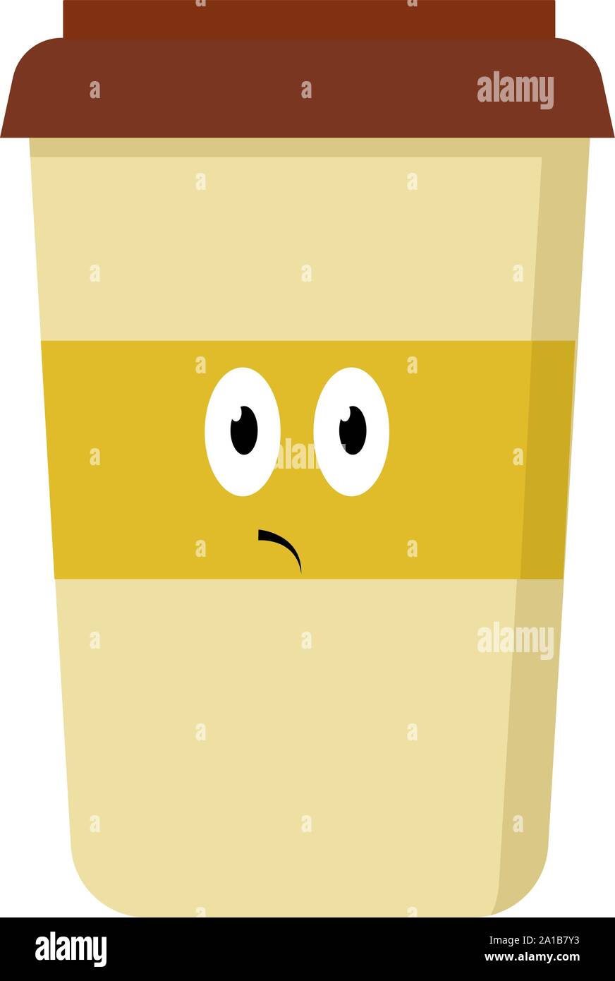 Starbucks, Illustration, Vektor auf weißem Hintergrund. Stock Vektor