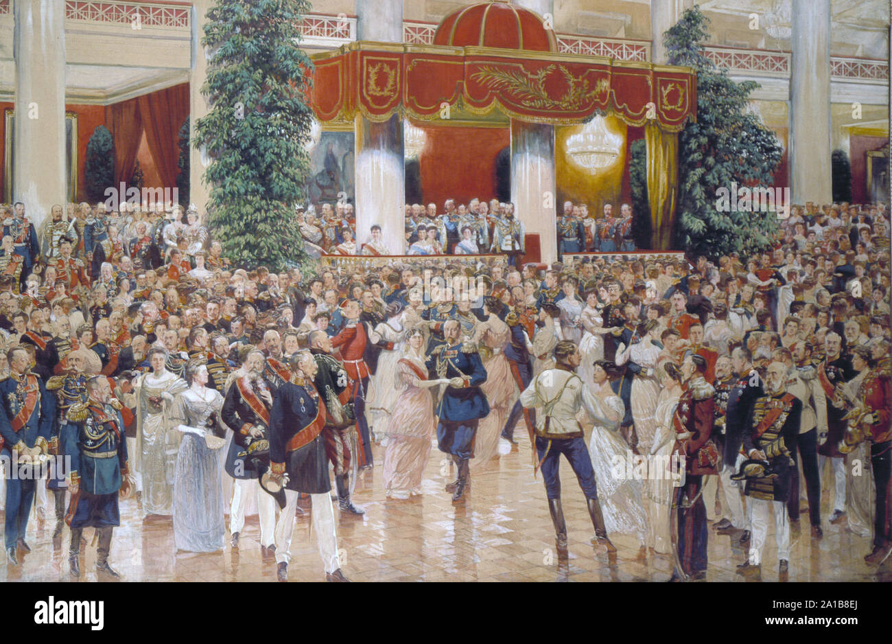 Kaiserlichen Russland Court Ball ca. 1890 Stockfoto