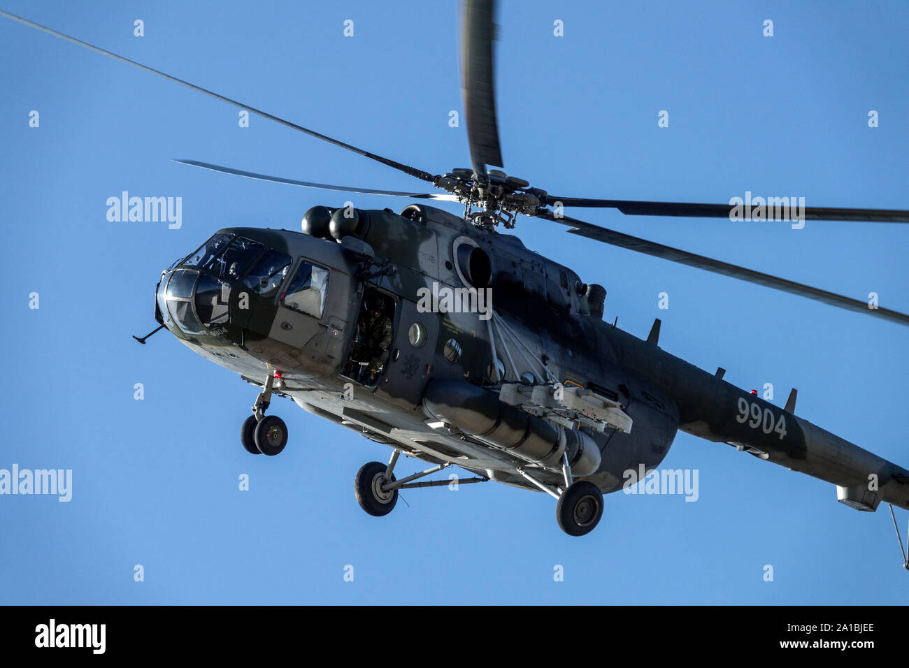 Der tschechischen Luftwaffe Hubschrauber Mi-17 Stockfoto