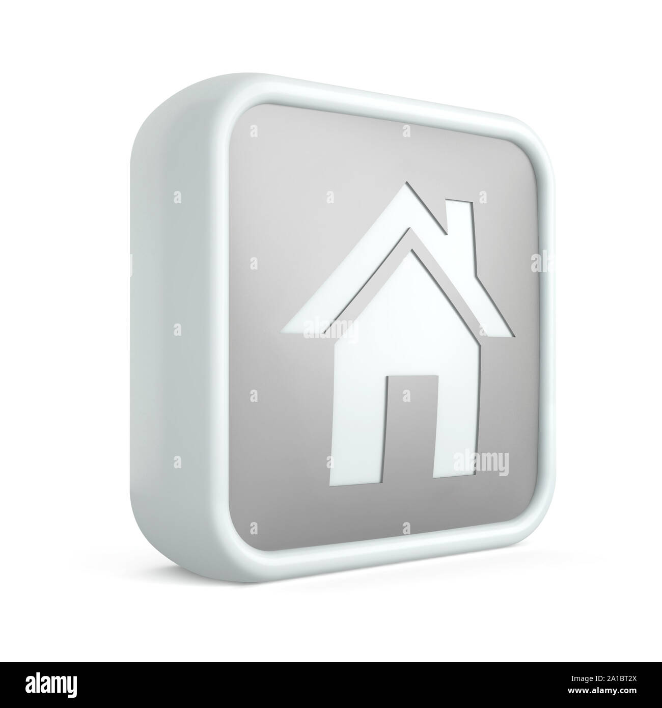 3d-Symbol home Stockfoto