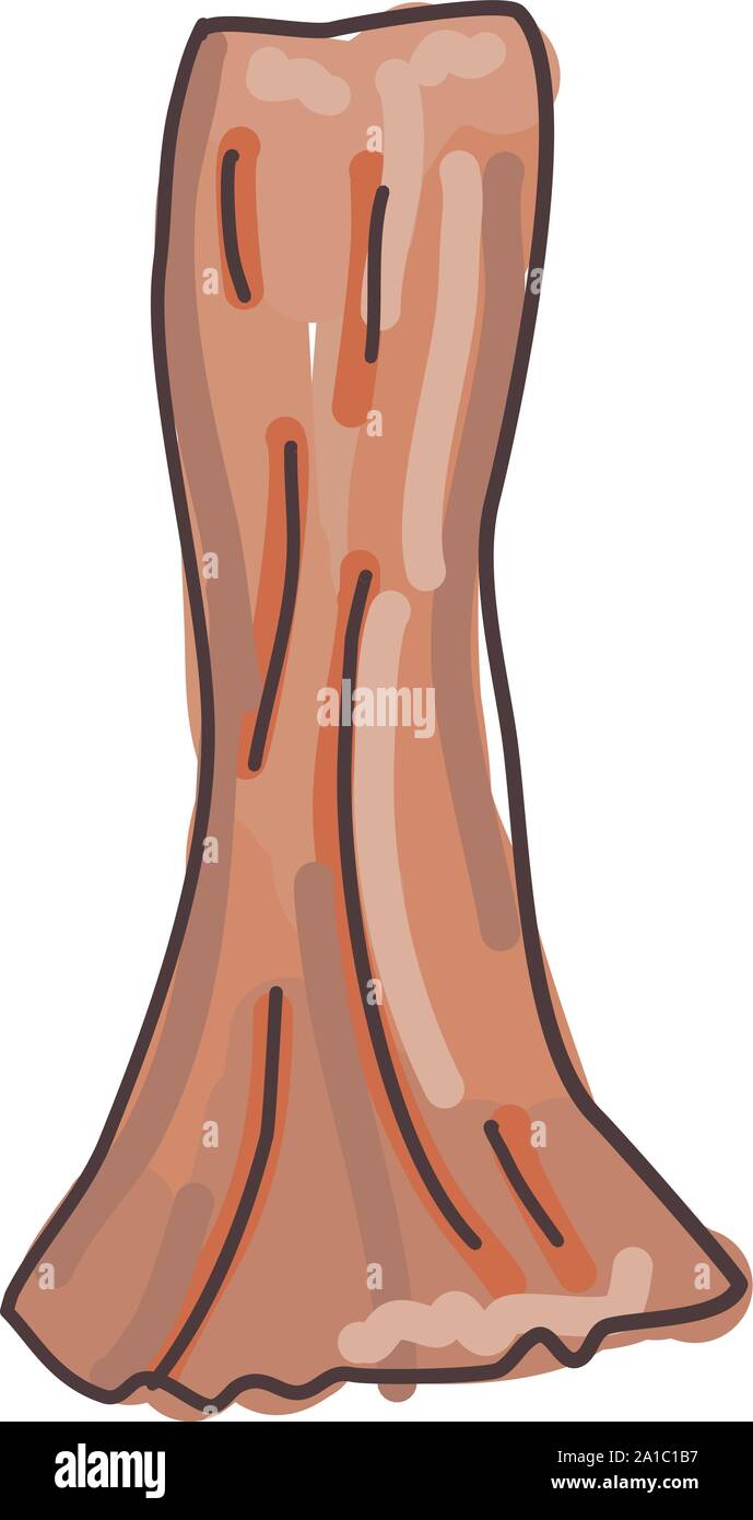 Mermaid Rock, Illustration, Vektor auf weißem Hintergrund. Stock Vektor