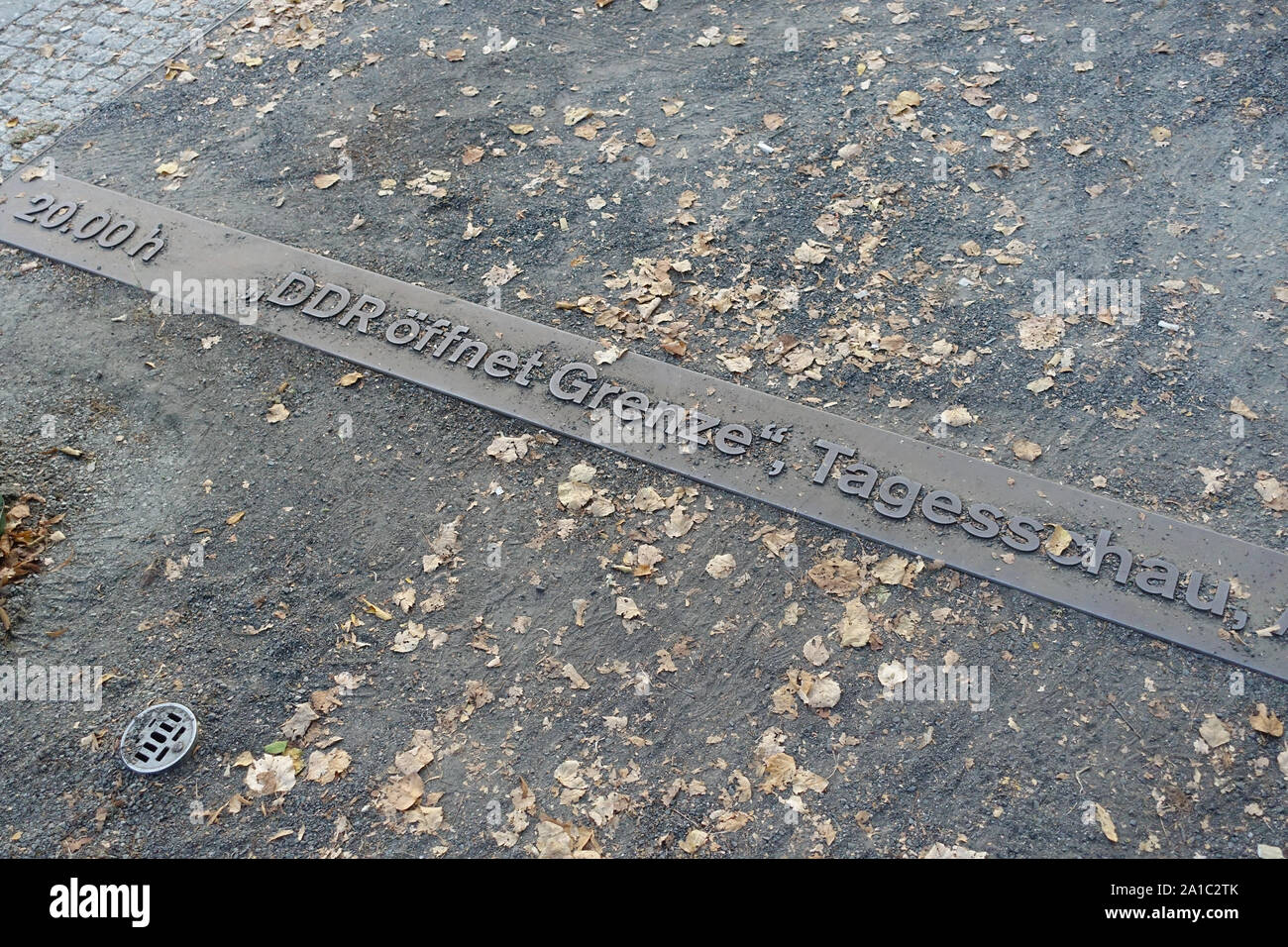 Berlin, Bornholmer Straße, Bösebrücke, Gedenkstätte Berliner Mauer ...