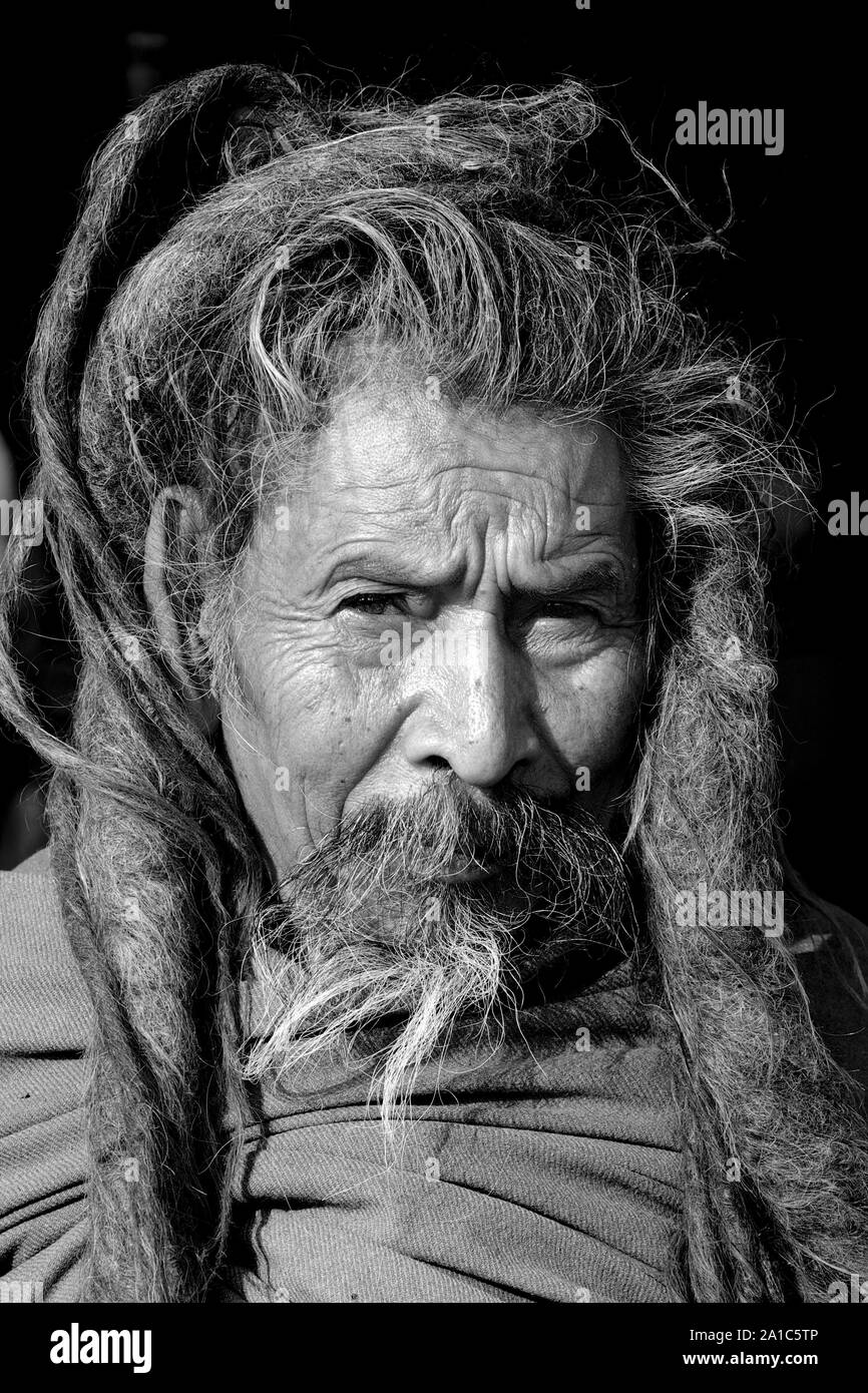 Nepalesischen religiösen Mann Stockfoto