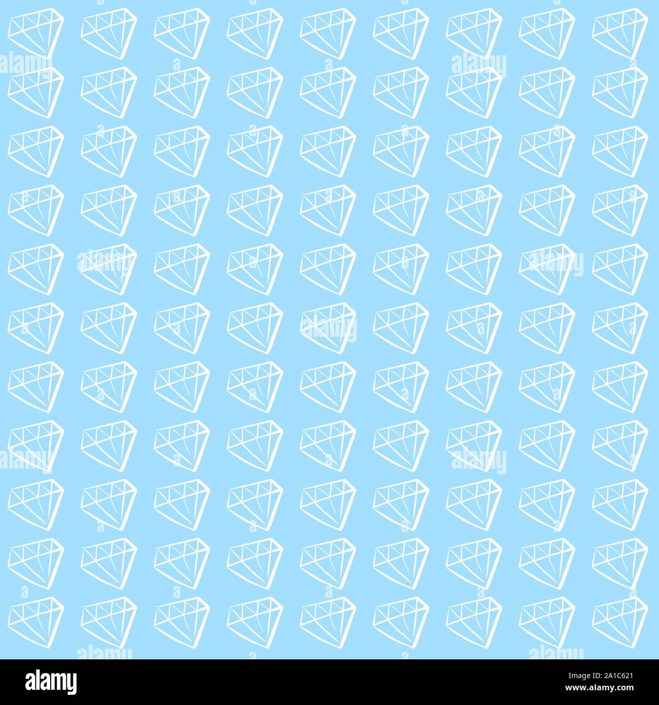 Diamond Tapete, Illustration, Vektor auf weißem Hintergrund. Stock Vektor
