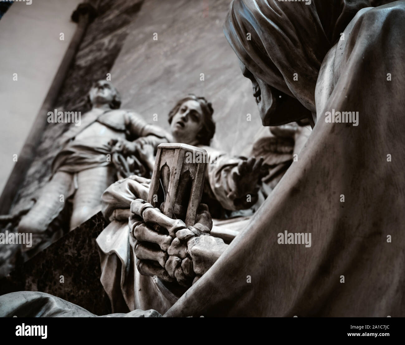 Denkmal für Marschall Moritz von Sachsen in der St. Thomas Kirche, Straßburg, Frankreich Stockfoto