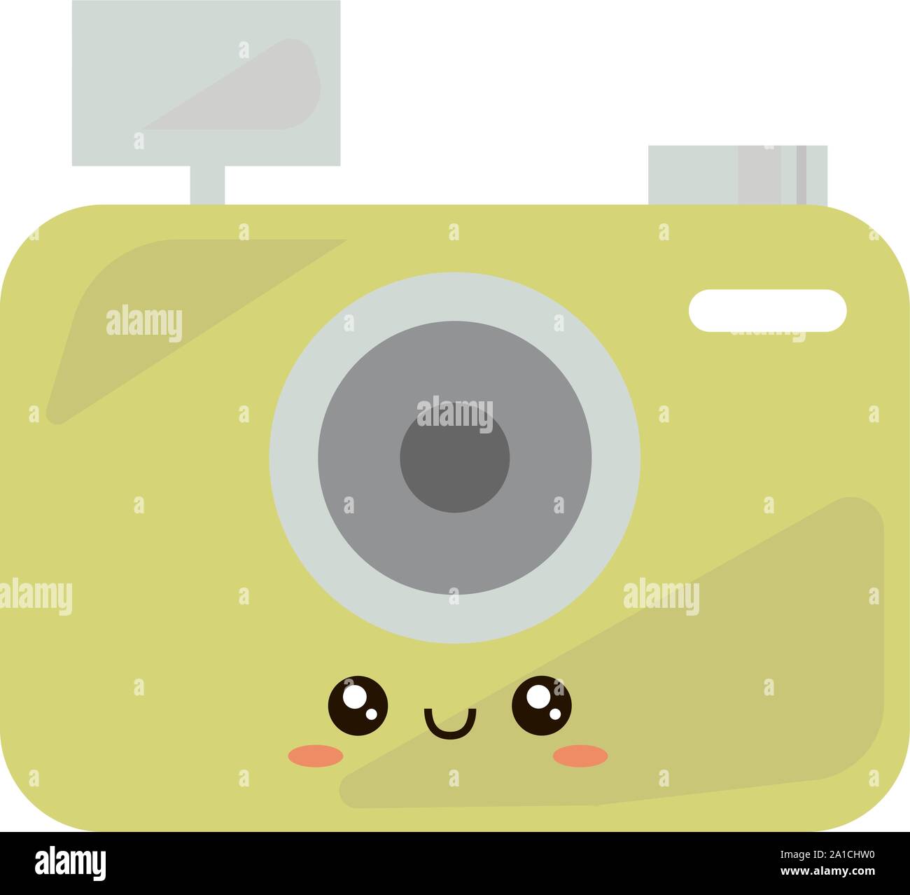 Nette Kamera, Illustration, Vektor auf weißem Hintergrund. Stock Vektor Nette Kamera, Illustration, Vektor auf weißem Hintergrund. Stock Vektor