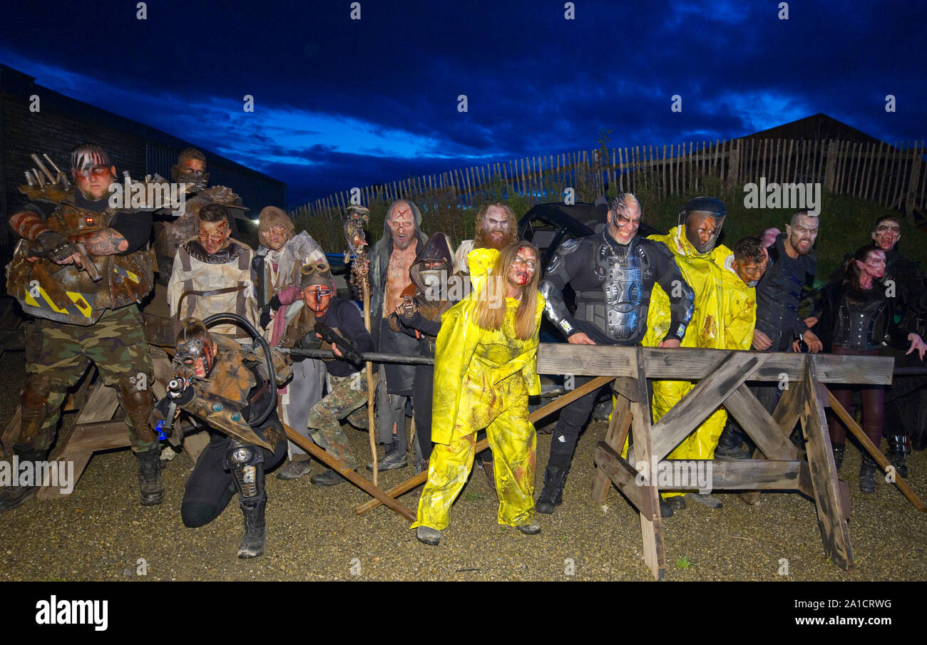 Halloween. 25 Sep, 2019. Rust, Deutschland - 25. September 2019: Europa-Park, Horror Nächte - Traumatica an Halloween. Scary Monster Zeigen | Nutzung der weltweiten Kredit: dpa/Alamy leben Nachrichten Stockfoto