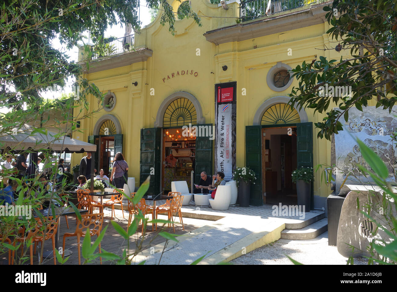 Venedig, Cafe Paradiso - Venedig, Cafe Paradiso Stockfoto