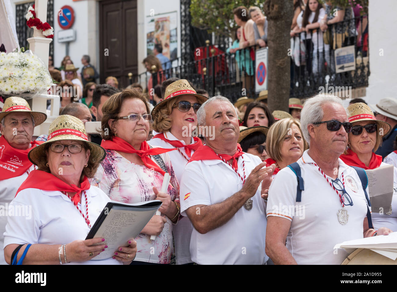 Casares Romaria Festival Stockfoto