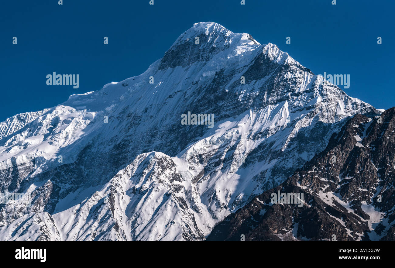 Mount Nilgiri, Mustang, Nepal Stockfoto