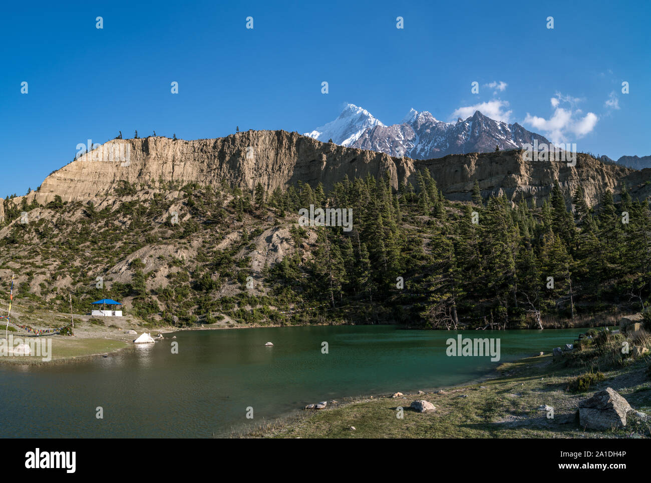 Dhumba See, untere Mustang, Nepal Stockfoto