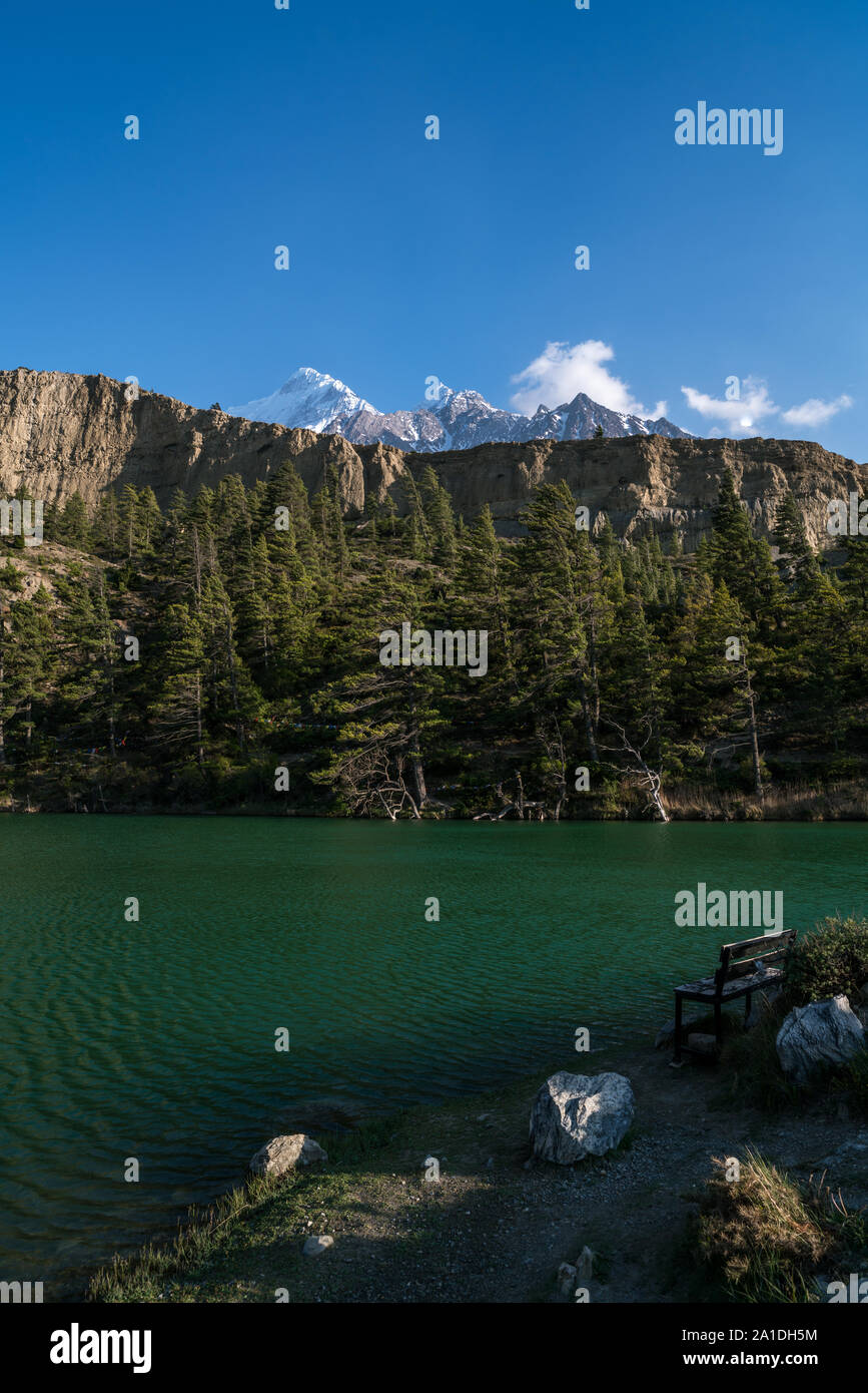 Dhumba See, untere Mustang, Nepal Stockfoto