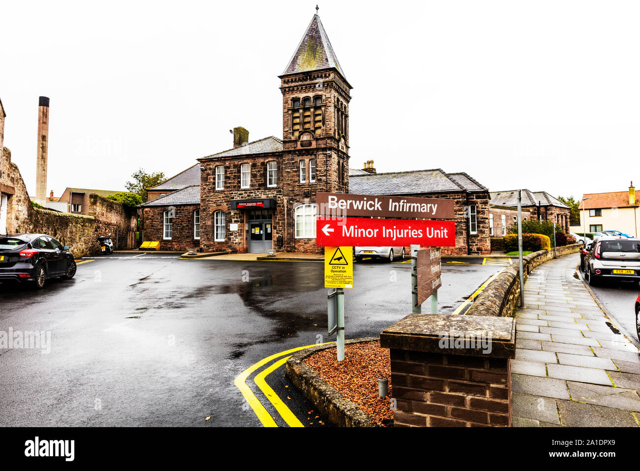 Berwick Krankenstation Berwick-upon-Tweed, Northumberland, Großbritannien, England, Berwick Krankenstation, Berwick-upon-Tweed, Berwick upon Tweed, Community Hospital NHS Stockfoto