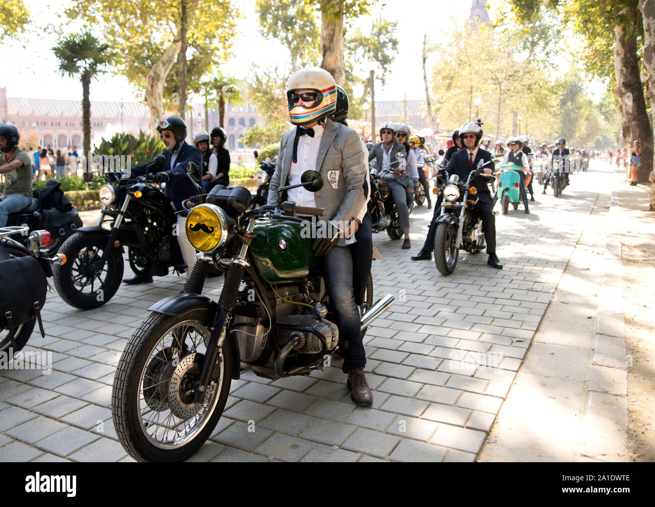 Sevilla, Andalusien, Spanien - Distinguished Gentlemen's fahren. Stockfoto