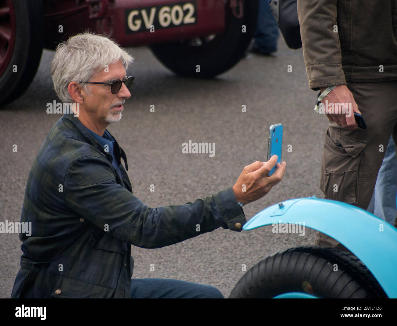 Damon Hill an der Veloce Nächstenliebe Track Day in Goodwood 25/9/19. Stockfoto