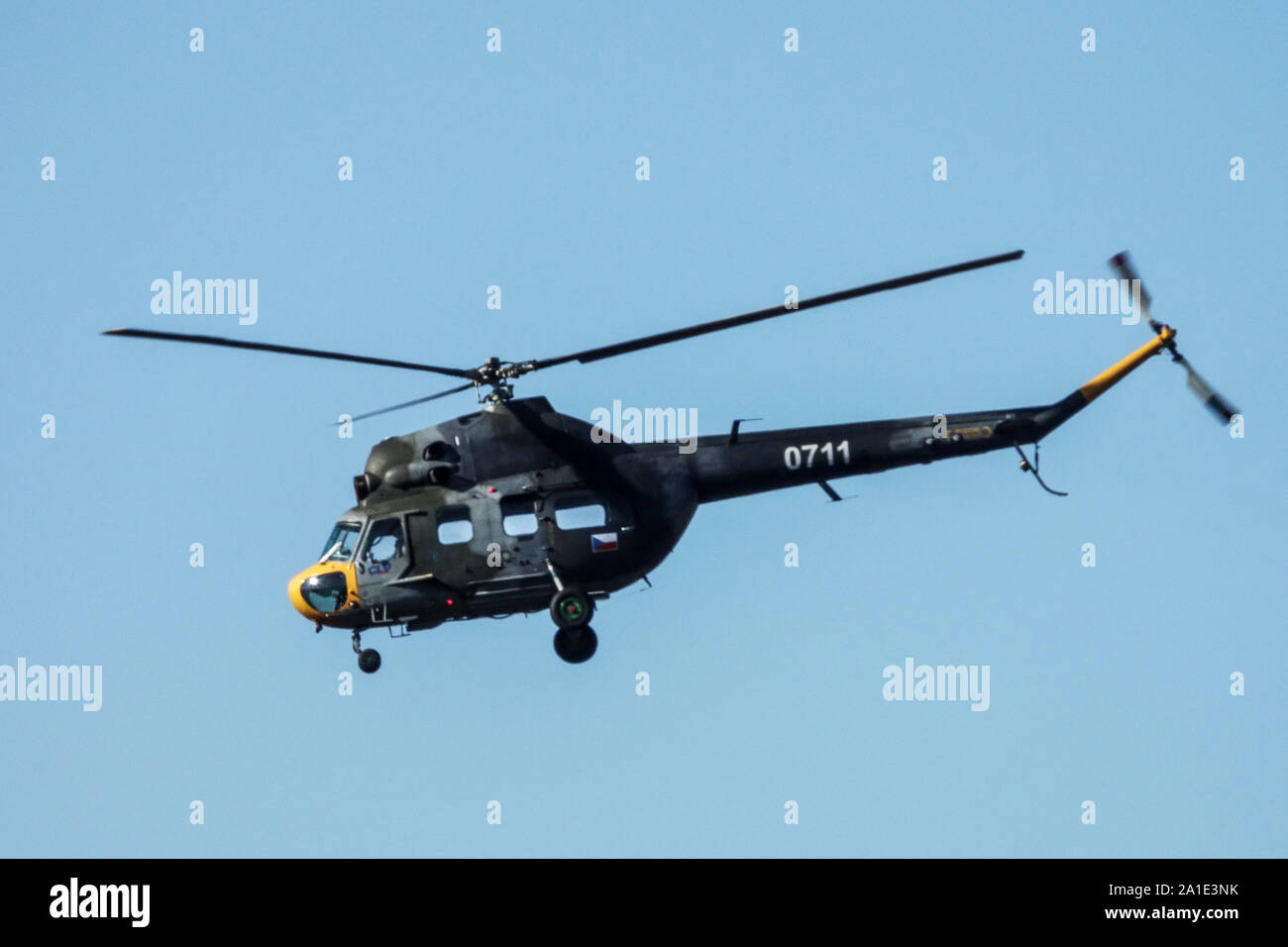 Hubschrauber Mil Mi-2 hoplit von 1950 s Stockfoto