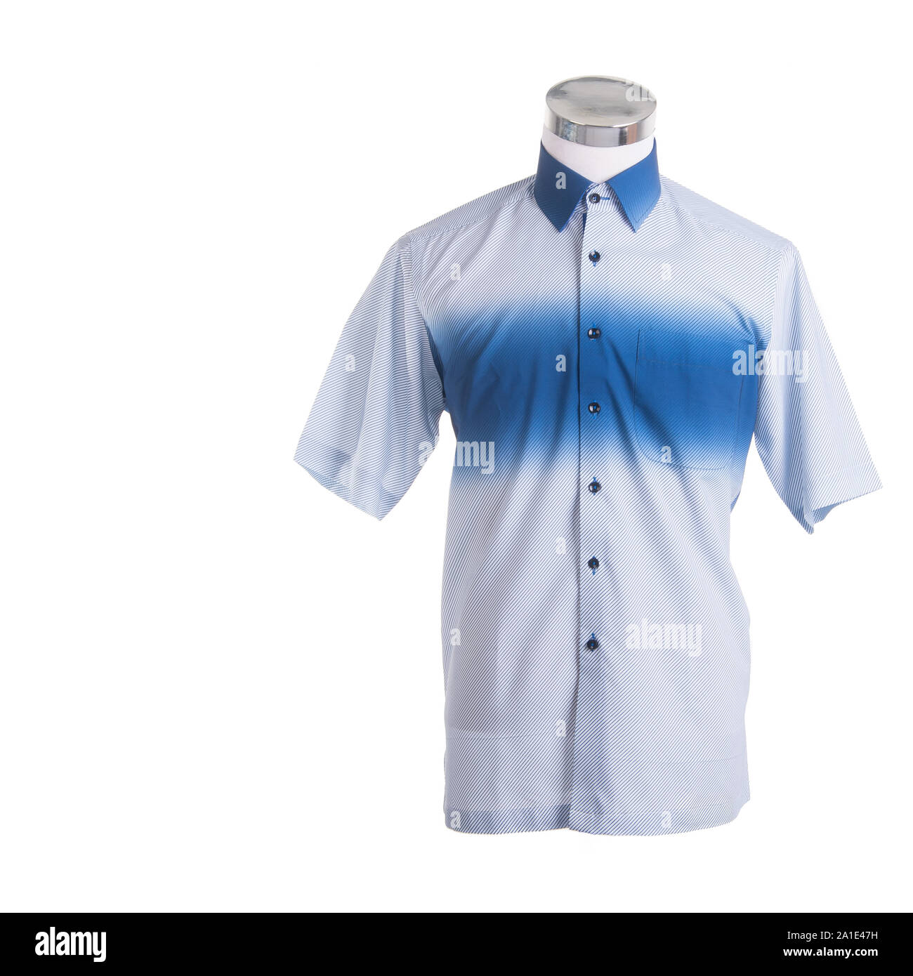 Shirt oder Männer Mannequin auf Hintergrund gekleidet Stockfoto