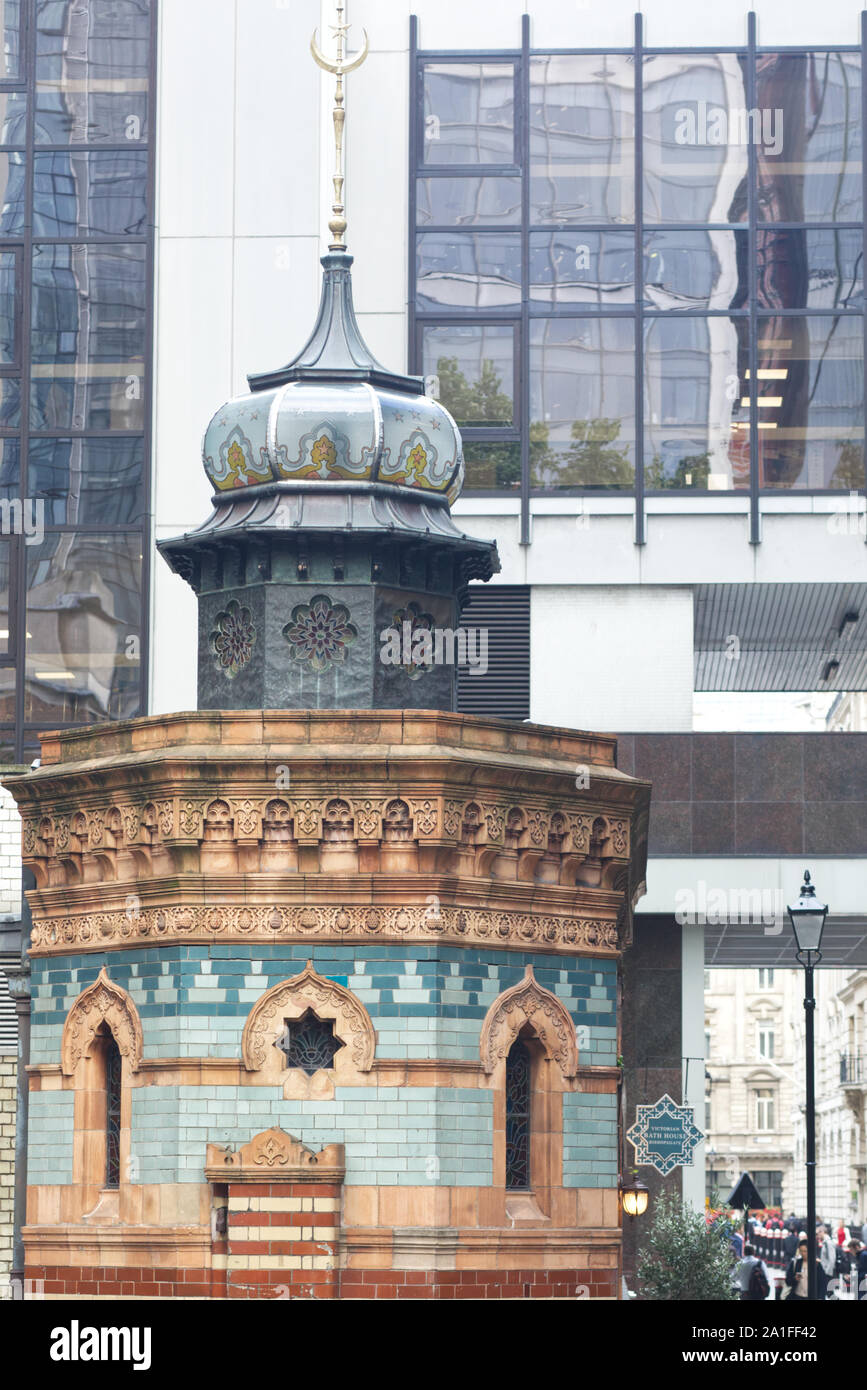 Viktorianische Türkisches Bad, London Stockfoto