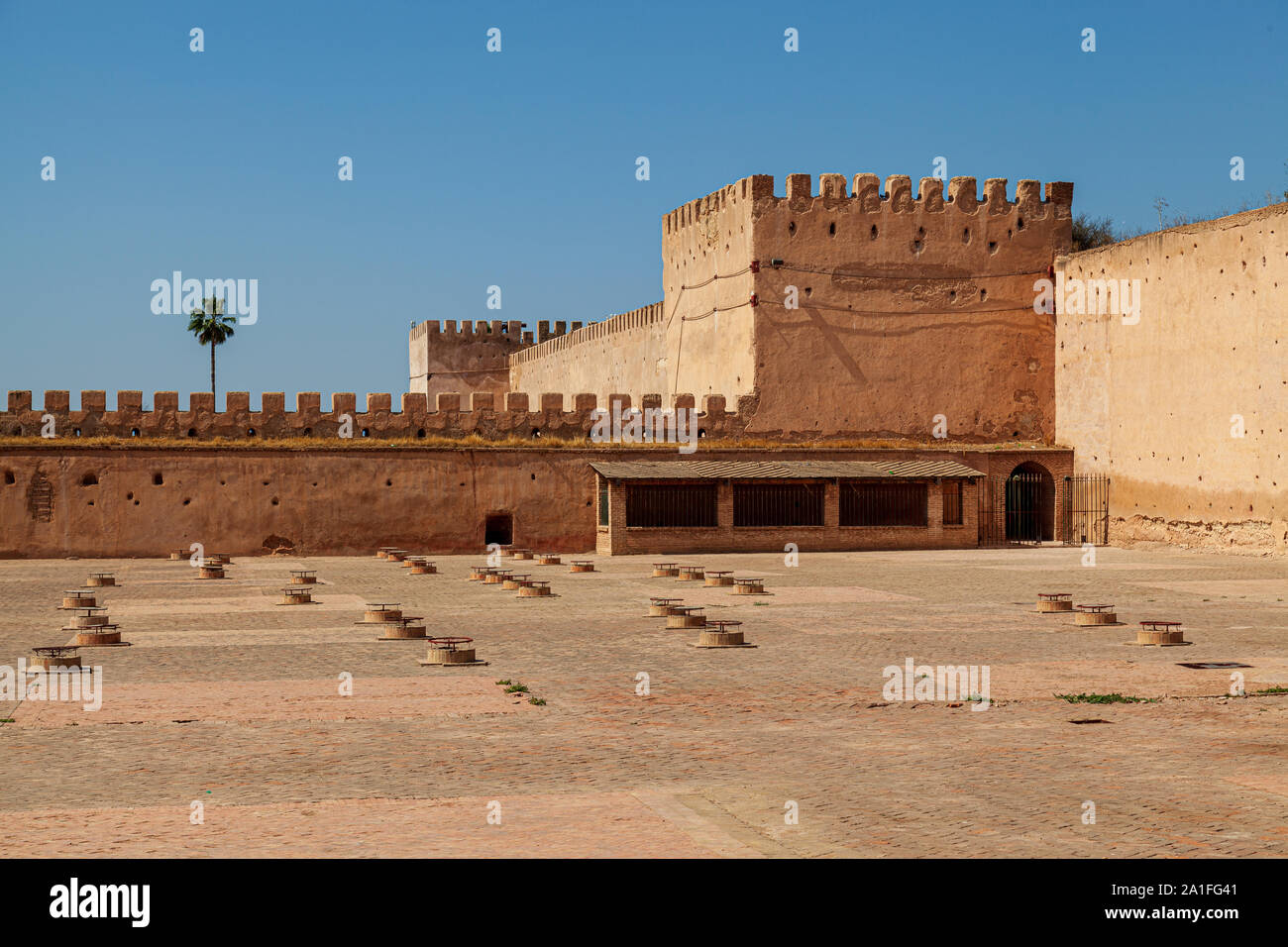 Gefängnis de Kara Denkmal in Meknes, Marokko Stockfoto