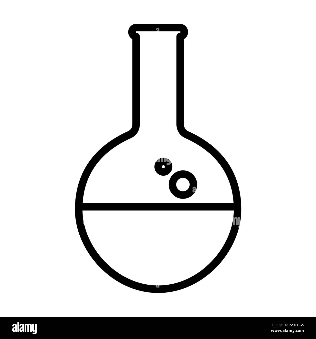 Lab Kolben Symbol Stock Vektor