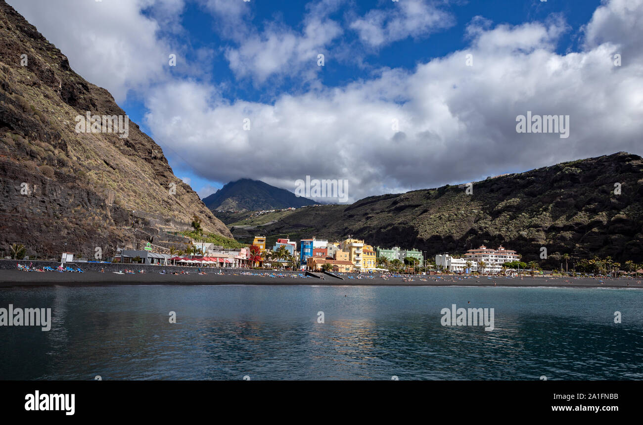 Puerto Tazacorte, La Palma, Kanarische Inseln, Spanien, Europa. Stockfoto