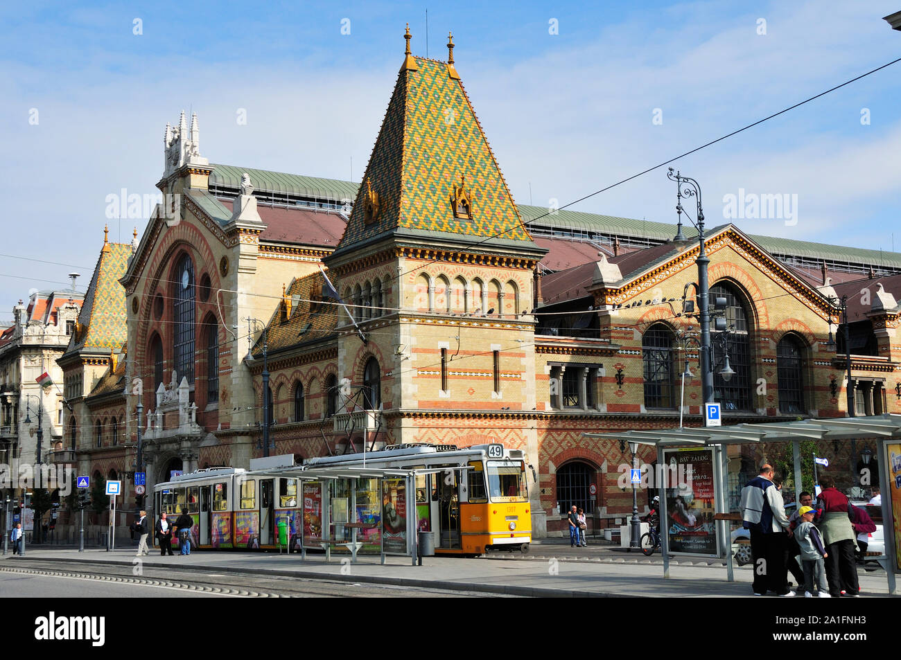 Tolle, zentrale Markt. Budapest, Ungarn Stockfoto