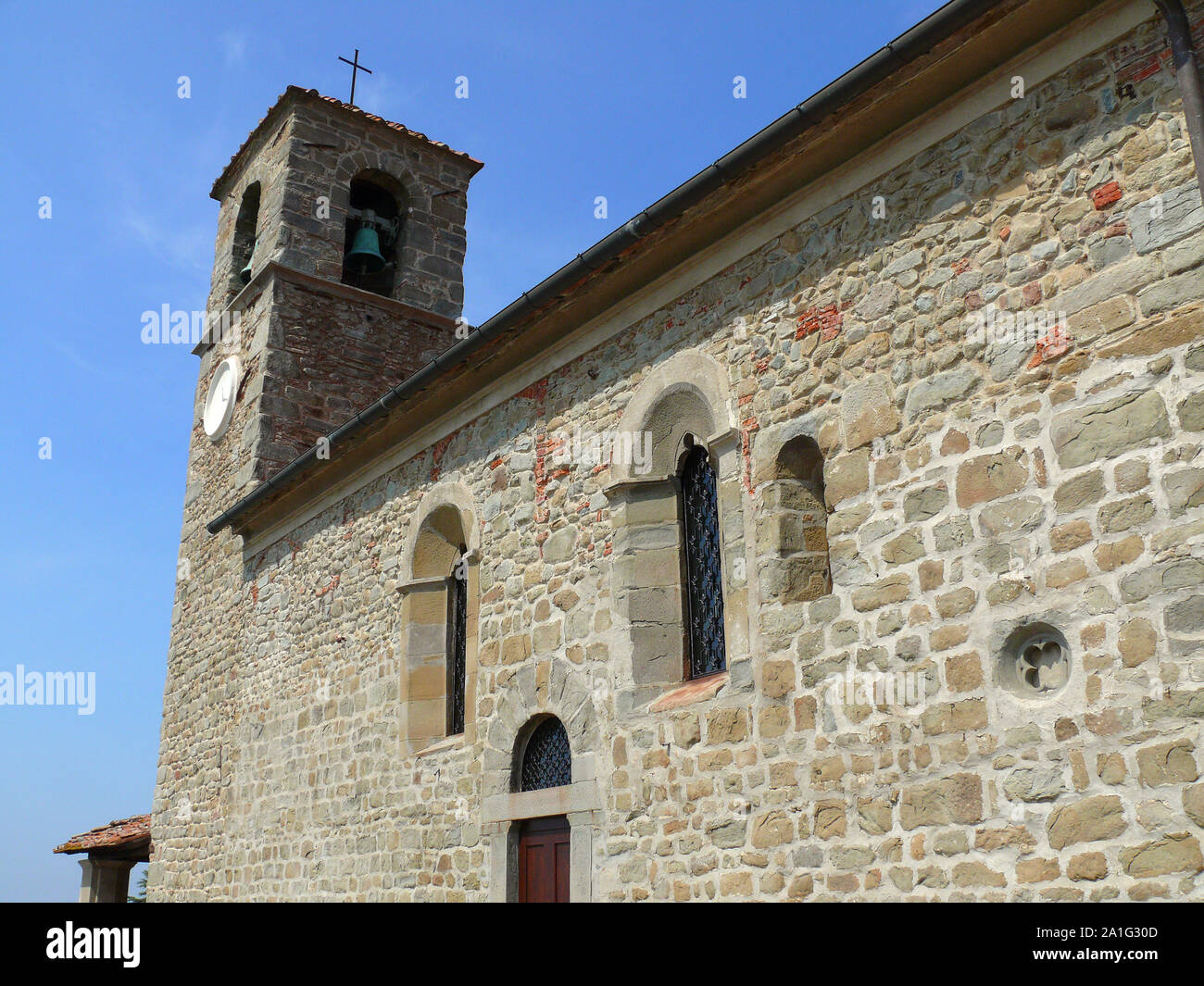 Chiesa di San Giorgio a Porciano, Provincia di Pistoia, Italien, Europa Stockfoto