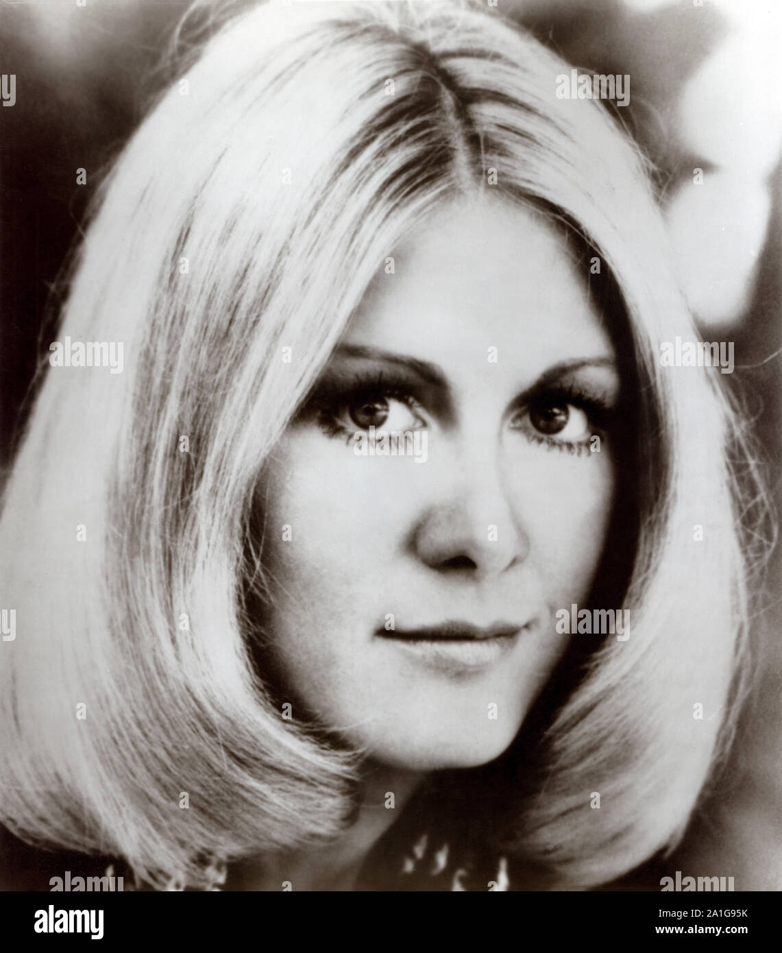 Schauspielerin Joan Van Ark, Kopf und Schultern Werbung Porträt, Universal City Studios, 1980 Stockfoto