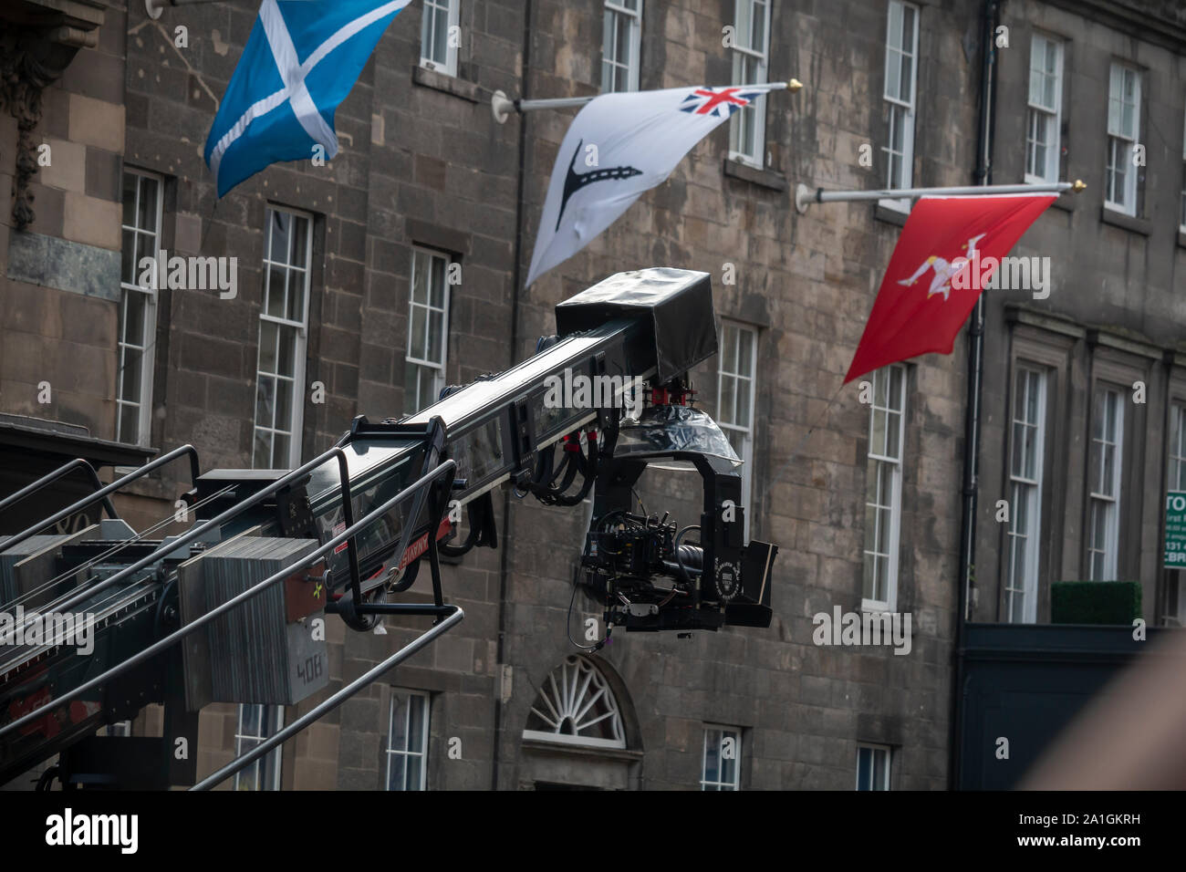 Schnell und wütend 9 Filmen in Edinburgh, Schottland, im September 2019. Stockfoto