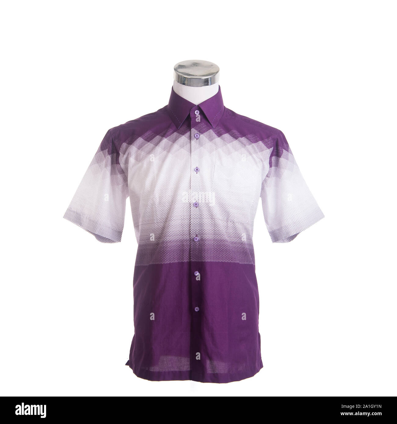 Shirt oder Männer Mannequin auf Hintergrund gekleidet Stockfoto