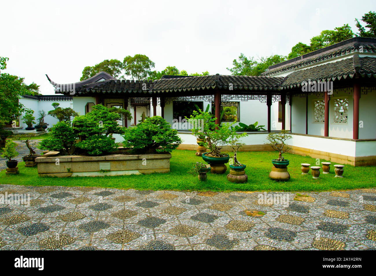 Chinesischer Garten - Singapur Stadt Stockfoto