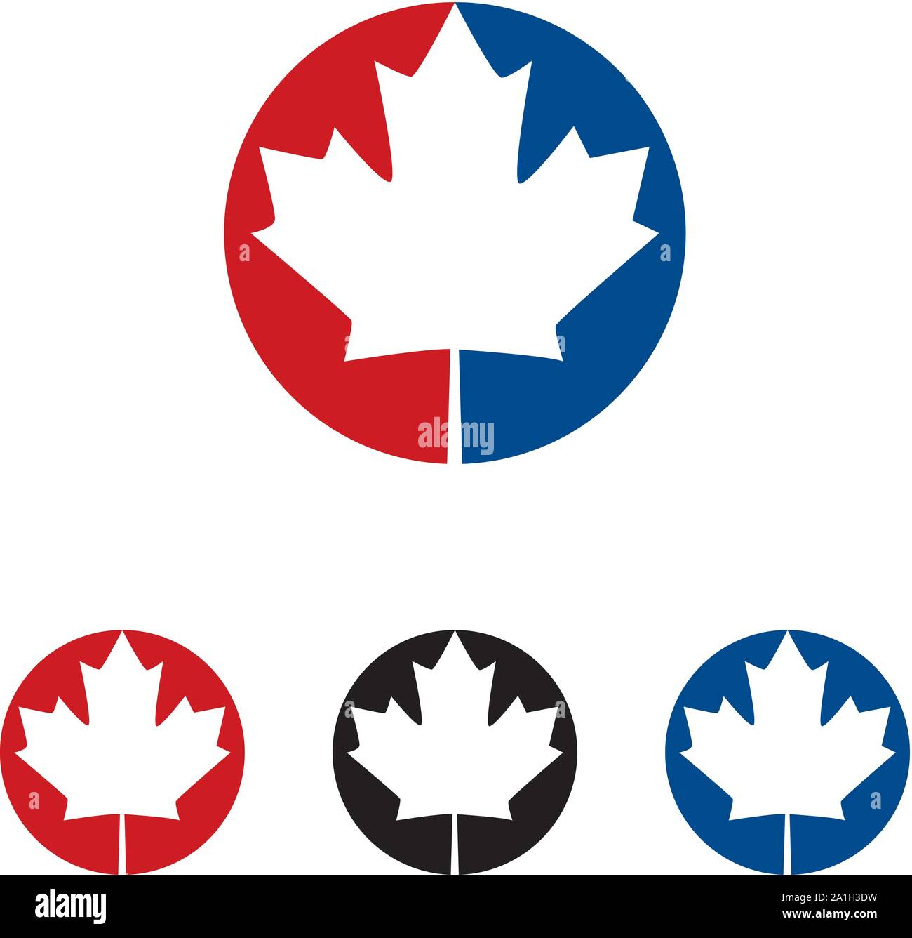 Green Power Energie Logo Design Element, Donner Leaf Logo, Blätter Symbol Vektor, Creative Green leaf logo Vorlage, Eco-Symbol grün Blatt Stock Vektor