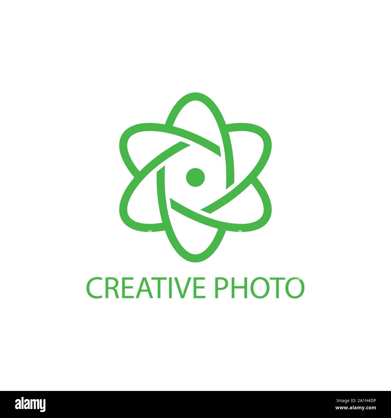 Fotoshooting logo Template Design. Creative Foto. Vector Illustration. - Vektor Stock Vektor