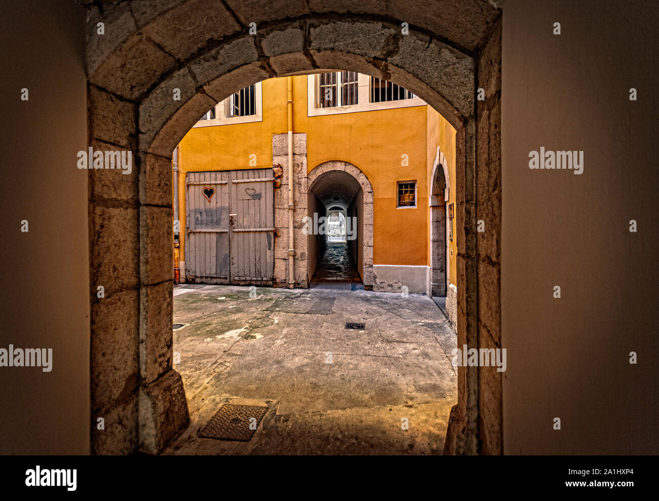 Frankreich Haute-Savoie - Chambery - Les Traboules - Hoter de Morand Stockfoto