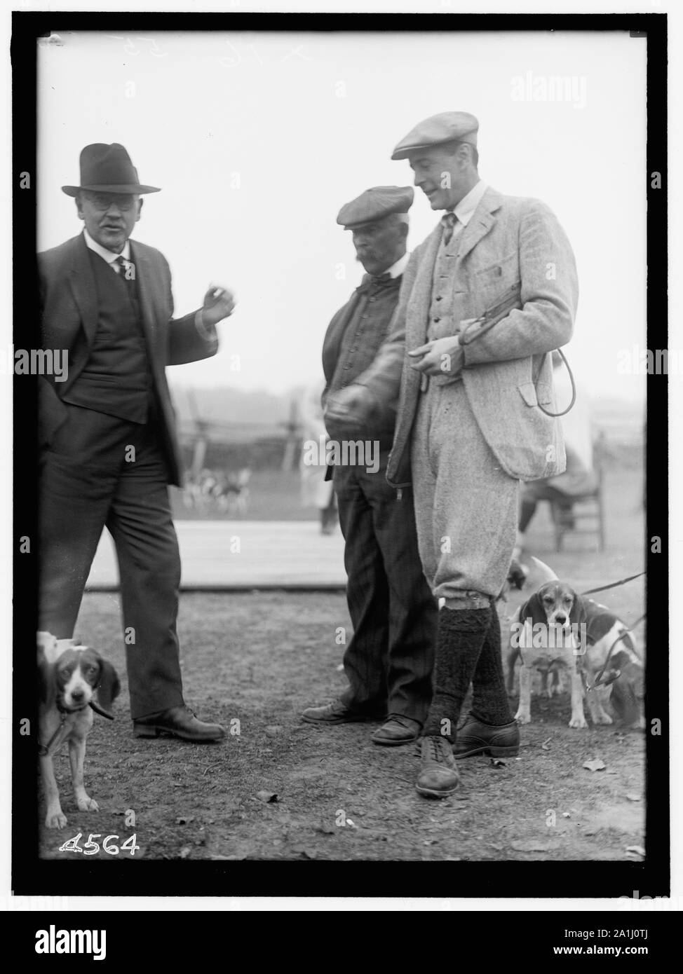 Nationale BEAGLE CLUB VON AMERIKA. CHARLES F. BROOKE; STALEY im RÜCKWÄRTIGEN; J.W. APPLETON Stockfoto