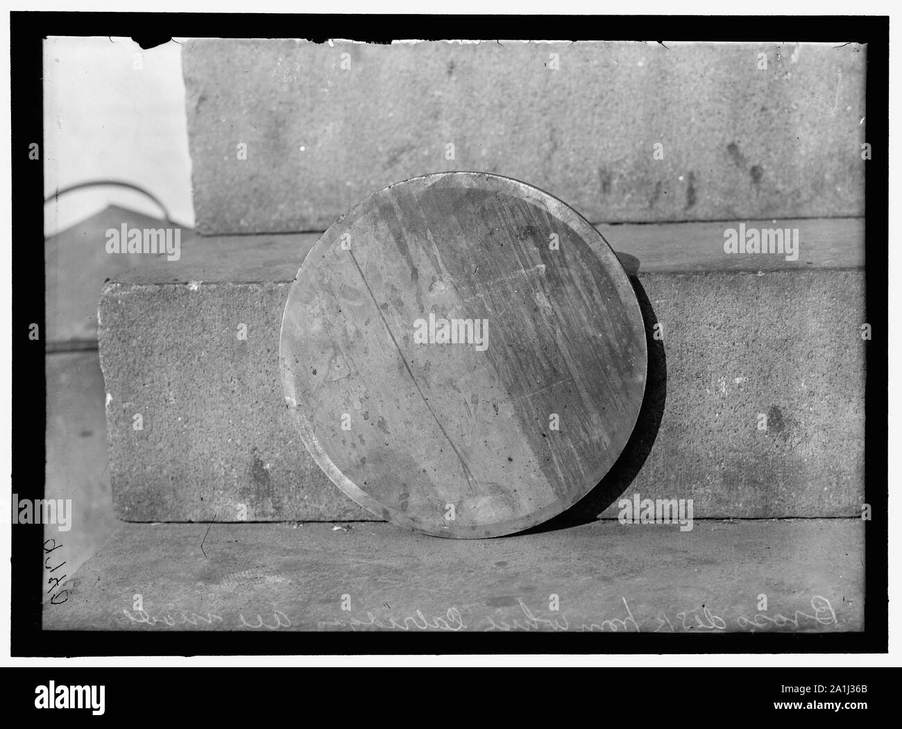 NAVY YARD, USA, Washington. Scheiben UND AN IHNEN ARBEITEN Stockfoto